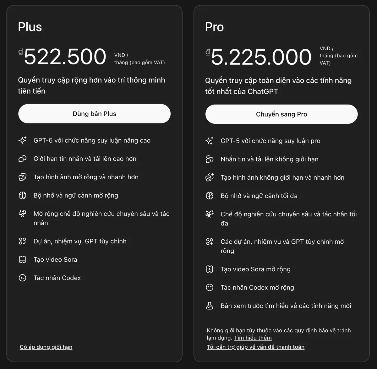 ChatGPT Plus (GPT6) 8 ChatGPT Plus vs ChatGPT Pro