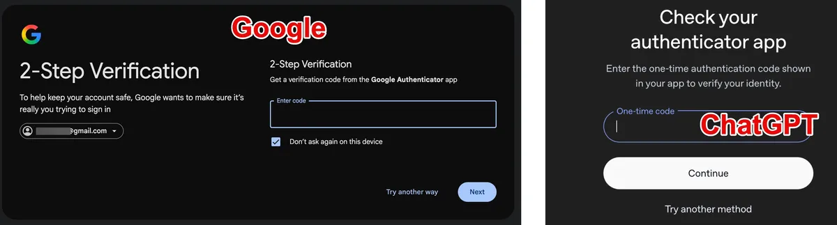 Trình tạo Mã Dùng 1 Lần - 2FA Generator 1 2fa chatgpt google